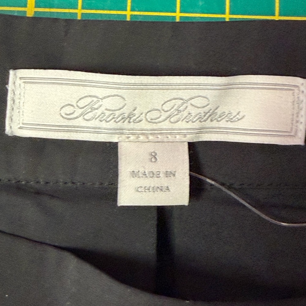 Brooks Brothers Black A-Line Skirt size 8 - Picture 6 of 7